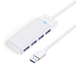 Orico PAPW4A-U3 USB Hub 4-port 4x USB-A 3.0 1.8 m - white