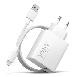 Xiaomi MY-19-ER 100W 6.1A 1 x USB-A Wall Charger with USB-C Cable - White