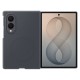Samsung Silicone Magnet Case for Samsung Galaxy Z Fold 8 compatible with MagSafe + 2 anti-reflective films - black