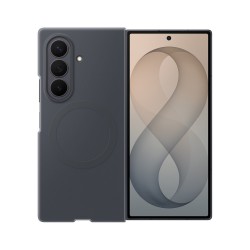 Samsung Silicone Magnet Case for Samsung Galaxy Z Fold 8 compatible with MagSafe + 2 anti-reflective films - black