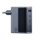 Cuktech AD1404UEU 140W GaN 3x USB-C + USB-A Wall Charger with USB-C Cable - Gray