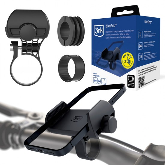 3mk BikeGrip Bike Phone Holder - Black