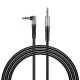 Orico AXW Mini Jack 3.5mm Male to Male Angled Audio Cable 1m - Black