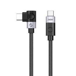 Orico CW240 USB-C to USB-C PD 240W 1.5m Angled Cable - Black