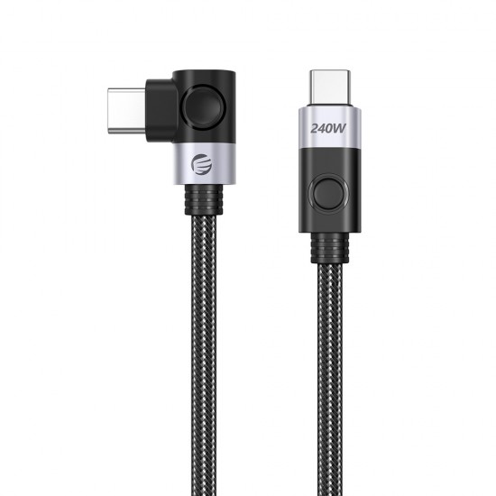Orico CW240 USB-C to USB-C PD 240W 1m Angled Cable - Black