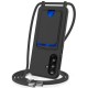 Samsung Galaxy A37 5G TPU Case with Card Holder and Crossbody Lanyard - Black