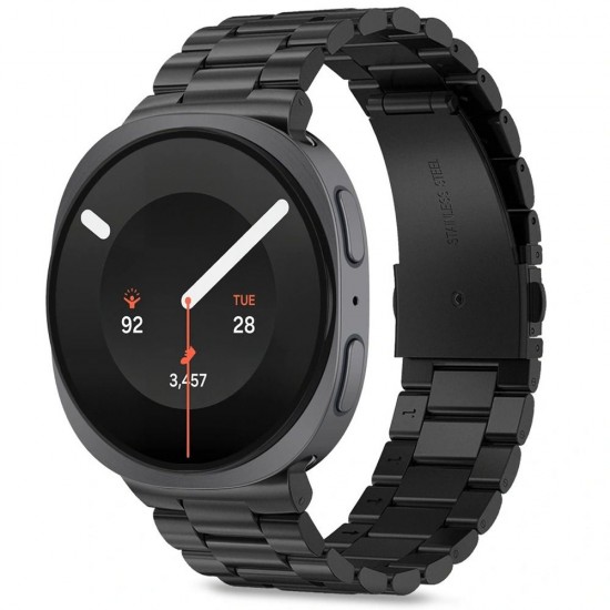 Tech-Protect Stainless Steel Bracelet for Samsung Galaxy Watch 40/44/46 mm - Black