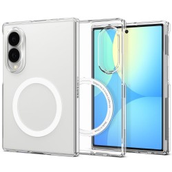 Spigen AirSkin MagFit MagSafe Case for Samsung Galaxy Z Fold 8 - Clear and White