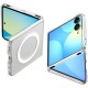 Spigen AirSkin MagFit Case for Samsung Galaxy Z Flip 8 - Clear and White