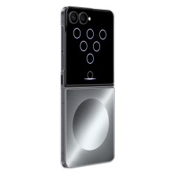 Samsung Flipsuit Case for Samsung Galaxy Z Flip 8 with Interactive LED Card - Gray