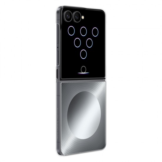 Samsung Flipsuit Case for Samsung Galaxy Z Flip 8 with Interactive LED Card - Gray
