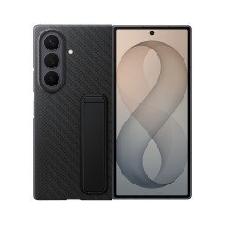 Samsung Carbon Standing Case EF-XF971SBE for Samsung Galaxy Z Fold 8 Ultra with stand + 2 anti-reflective films - black