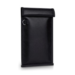 Fireproof RFID Phone Case OTN-27 with Signal Blocker 27x12.3 cm - Black