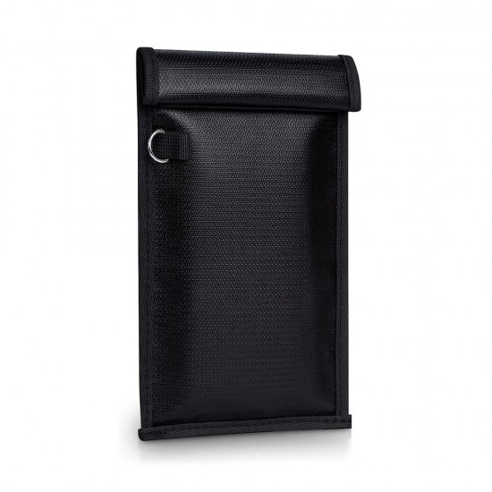 Fireproof RFID Phone Case OTN-27 with Signal Blocker 27x12.3 cm - Black