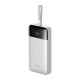 Cuktech LPB252N 120W 25000mAh Powerbank with Built-in USB-C Cable - White