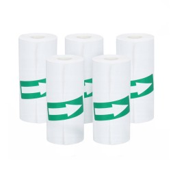 HURC-S10 self-adhesive rolls for HURC10/ Wozinsky WDT-01/WDT-02/WDT-03/WDT-04/WDT-05 thermal camera printer - white (5 pcs.)