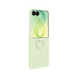 Samsung Silicone Ring Magnet Cover for Samsung Galaxy Z Flip 8 with MagSafe Compatible Ring - Green