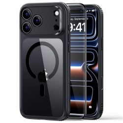 ESR Classic Hybrid MagSafe Case for iPhone 18 Pro Max / 17 Pro Max - Clear Black