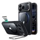 ESR Classic Hybrid Kickstand MagSafe Case for iPhone 18 Pro Max / 17 Pro Max - Clear Black