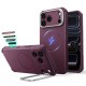ESR Cyber ​​Tough Kickstand MagSafe Case for iPhone 18 Pro / 17 Pro - Burgundy