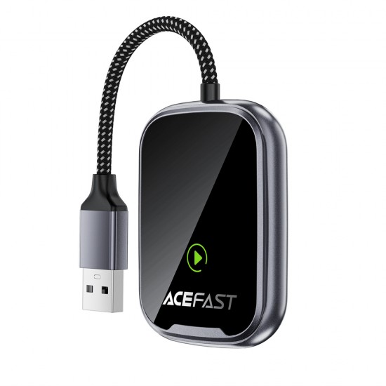 Acefast QC1 Wireless Car Adapter - Gray