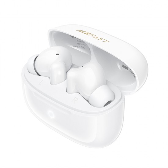 Acefast W7 TWS in-ear wireless headphones with ENC - white