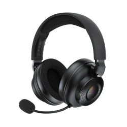Acefast H15 Wireless Bluetooth / 2.4 GHz / AUX Gaming Headphones with Microphone and RGB Backlight - Black