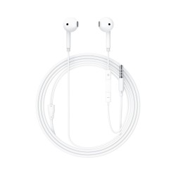 Acefast L14 in-ear wired headphones with 3.5 mm mini jack microphone - white