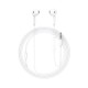 Acefast L14 in-ear wired headphones with 3.5 mm mini jack microphone - white