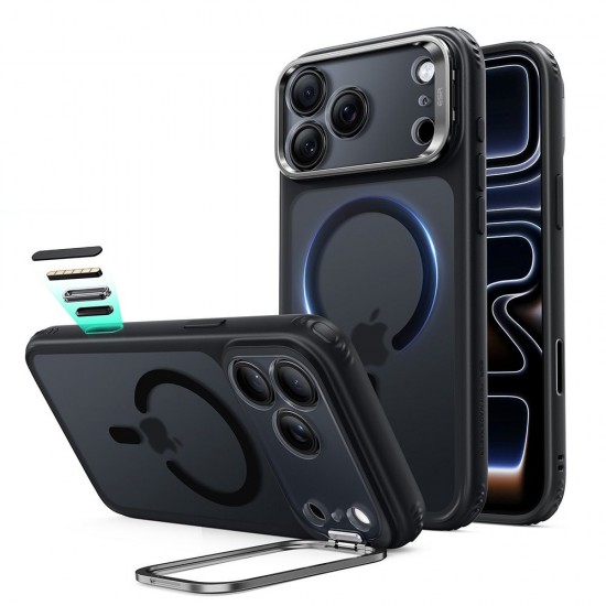 ESR Classic Hybrid Kickstand MagSafe Case for iPhone 18 Pro / 17 Pro - Black