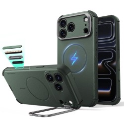 ESR Cyber ​​Tough Kickstand MagSafe Case for iPhone 18 Pro / 17 Pro - Green