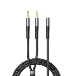Orico AX1 audio adapter mini jack 3.5 mm headphone and microphone splitter 0.5 m - black