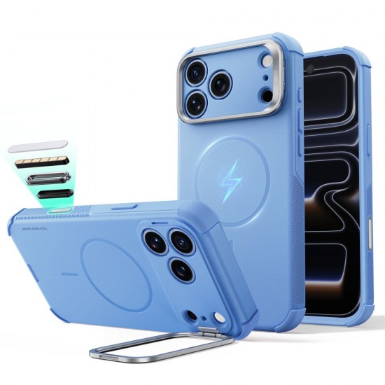 ESR Cyber ​​Tough Kickstand MagSafe Case for iPhone 18 Pro / 17 Pro - Light Blue