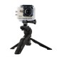 Mount with a mini tripod for GoPro SJCAM action cameras black