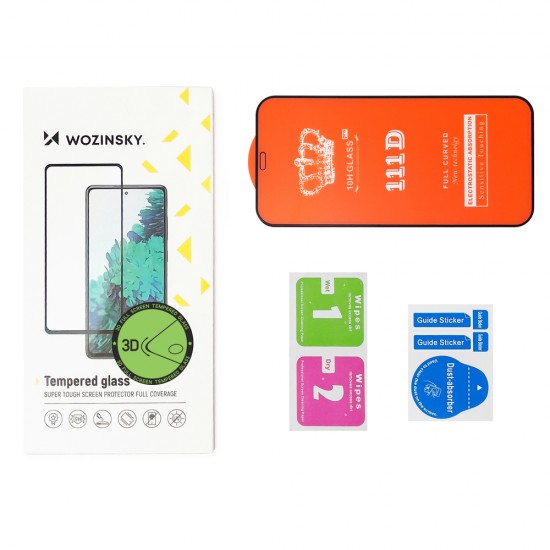 Wozinsky Full Glue Tempered Glass for iPhone 11 Pro Max / iPhone XS Max - with Black Frame