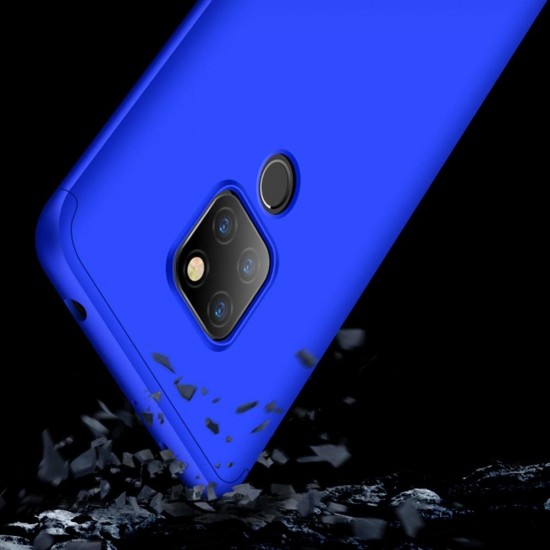 GKK 360 Protection Case Front and Back Case Full Body Cover Huawei Mate 20 blue