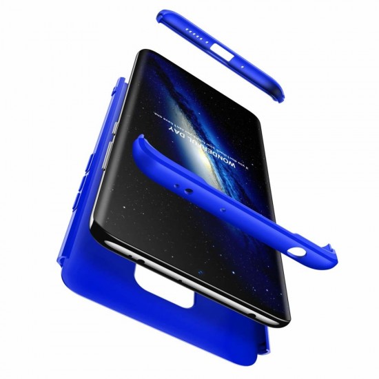GKK 360 Protection Case Front and Back Case Full Body Cover Huawei Mate 20 blue