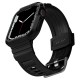 Spigen Rugged Armor Pro Case with Strap for Apple Watch 4 / 5 / 6 / 7 / 8 / SE (44/45 mm) - Black
