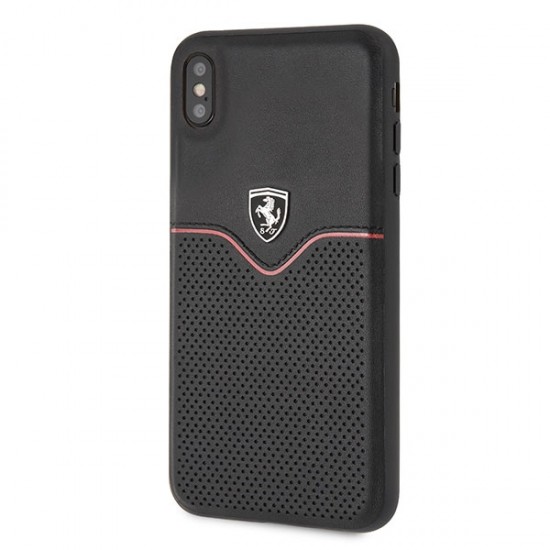 Ferrari Hardcase FEOVEHCI65BK iPhone Xs Max black/black Off Track Victory
