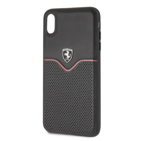 Ferrari Hardcase FEOVEHCI65BK iPhone Xs Max black/black Off Track Victory