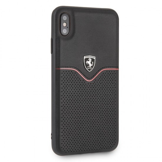 Ferrari Hardcase FEOVEHCI65BK iPhone Xs Max black/black Off Track Victory