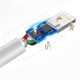 Dudao cable USB / Lightning 3A 1m white (L1L white)