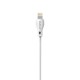 Dudao cable USB / Lightning cable 2.4A 1m white (L4L 1m white)