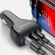 Dudao car charger quick charge Quick Charge 3.0 QC3.0 2.4A 18W 3x USB white (R7S white)