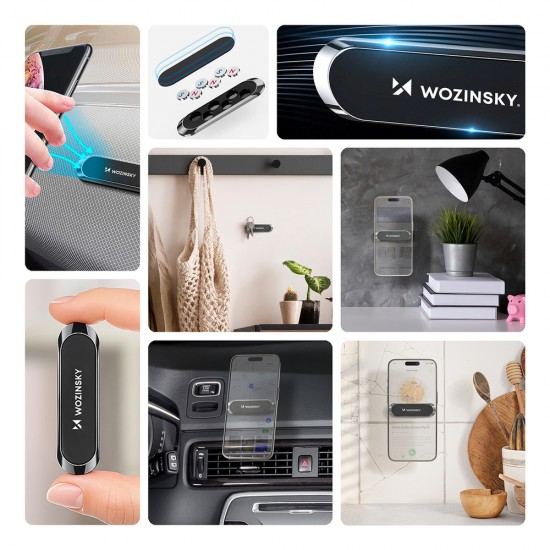 Wozinsky magnetic dashboard mount, black (WMH-01)