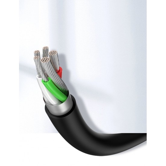 Ugreen US287 60116 USB-A / USB-C 2A cable 1m - black
