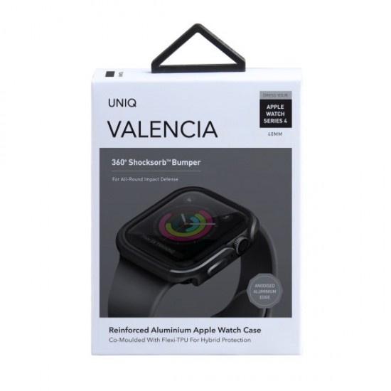 Uniq Valencia case for Apple Watch 4 / 5 / 6 / SE 40mm - gray
