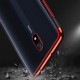 Clear Color Case Gel TPU Electroplating frame Cover for Xiaomi Redmi 8A blue