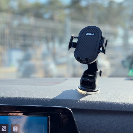 Dudao Telescopic Gravity Car Windshield Mount Holder Black (new F2S black)