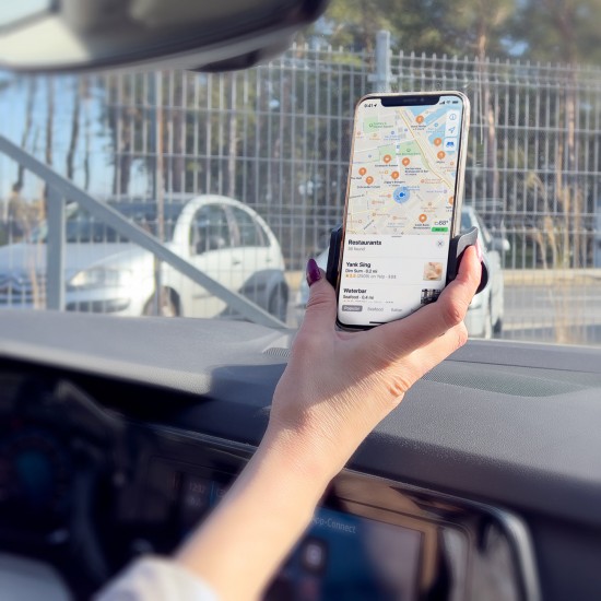 Dudao Telescopic Gravity Car Windshield Mount Holder Black (new F2S black)